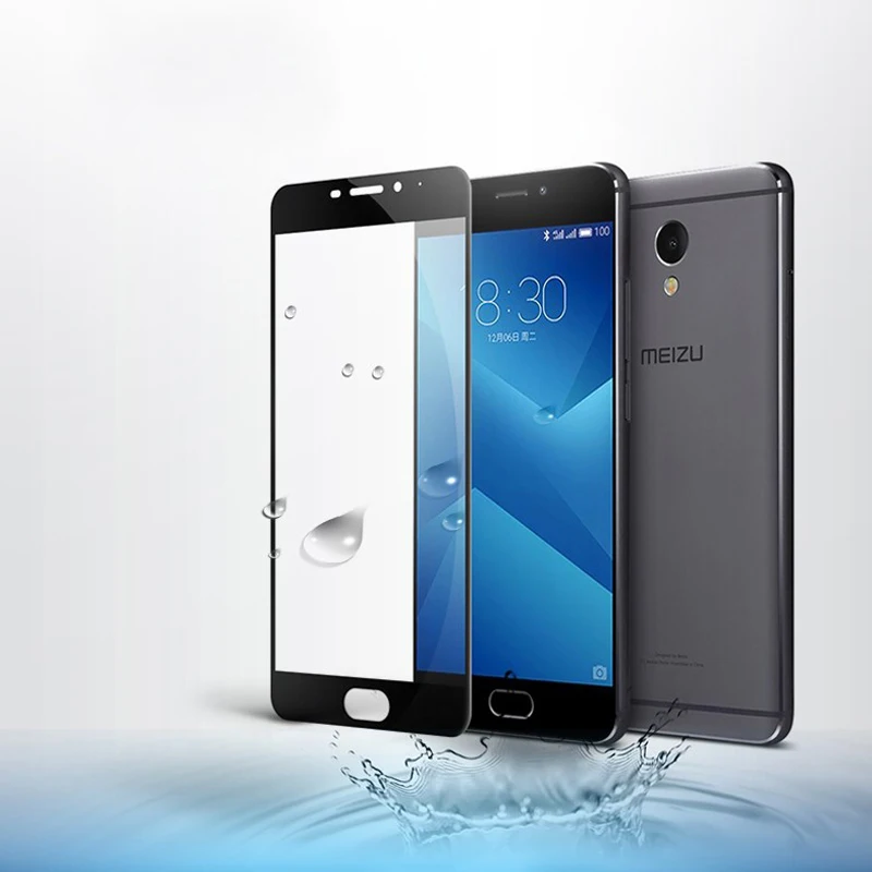 AIKASHI 10 шт. полное покрытие закаленное стекло forMeizu M3sMini M5sM5C M3M5M6 Note защита для экрана
