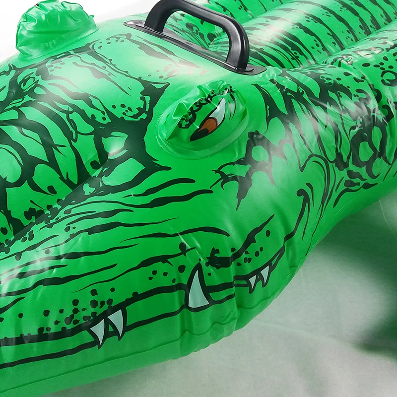 Крокодиловый ПВХ плавающий ряд детское водное плавающее сиденье летнее