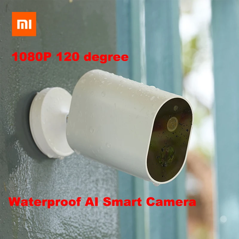 Xiaomi MIJIA умная камера 1080P батарея шлюз 120 градусов F2.6 AI гуманоидное обнаружение IP wifi Беспроводная камера s Cam умный дом