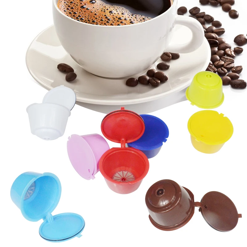 2 шт. многоразовые Пустые пластиковые капсулы для кофе Dolce Gusto 50 раз|coffee capsules|dolce gusto
