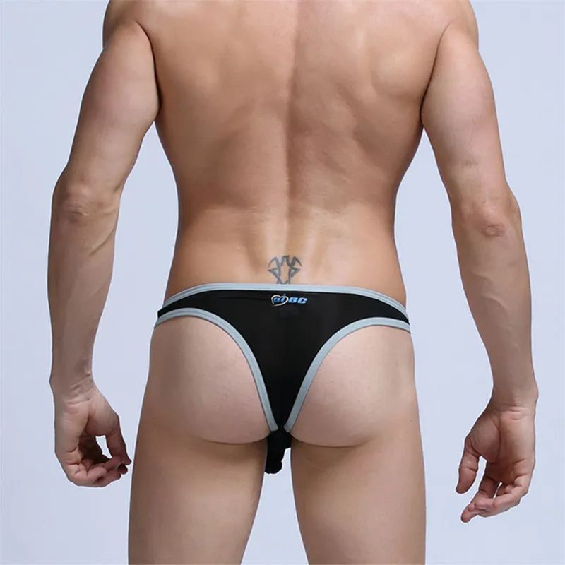 Пикантные Для мужчин s пениса Оболочка нижнее белье мужчины перед открытием