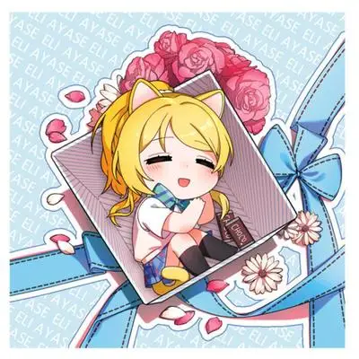 Аниме LoveLive! Кольцевой брелок с принтом Maki Hanayo Nico RinFull акриловый для ключей