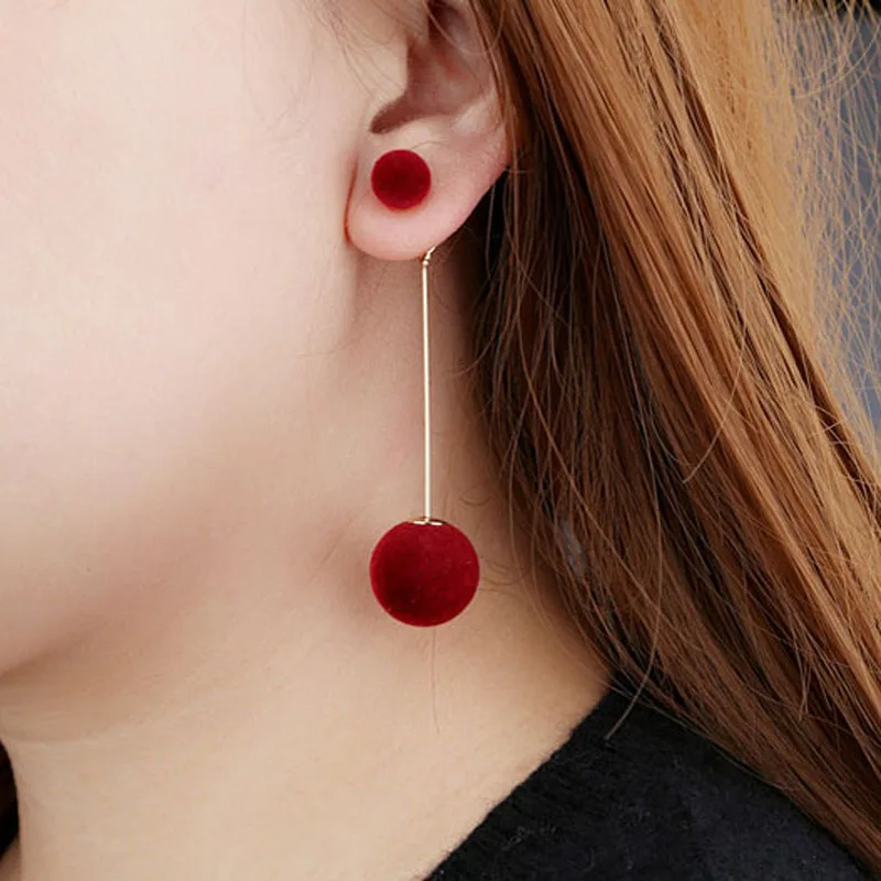 2017 модные 3 дизайна Роскошные Брендовые женские серьги зимние милые карамельные