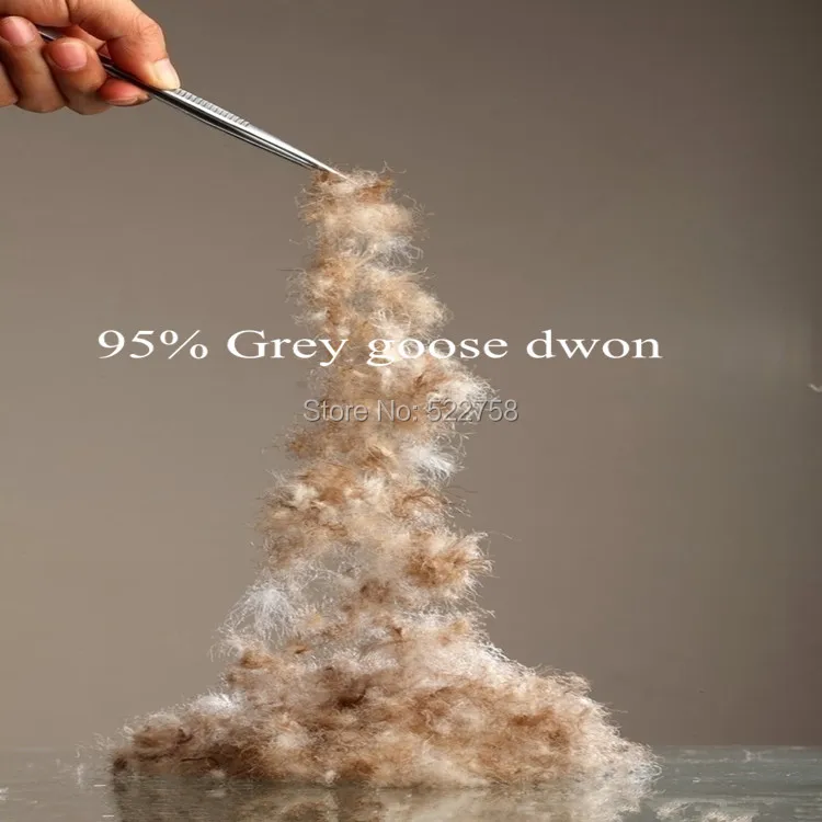 Мыть серый гусиный пух и 750 FP использовать как одеяло/спальный мешок Куртки