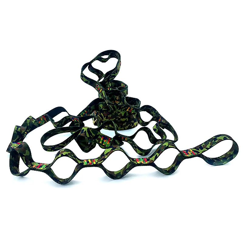 Goodwin Camouflage Hammock Straps 250cmX2CM 2800 LBS 15+1 Loops | Мебель