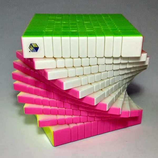 stickerless pink Yuxin Huanglong 11x11x11 куб Zhisheng скоростной куб головоломка твист Весна Cubo Magico Обучающие Развивающие игрушки волшебный дропшиппинг - Цвет: stickerless pink