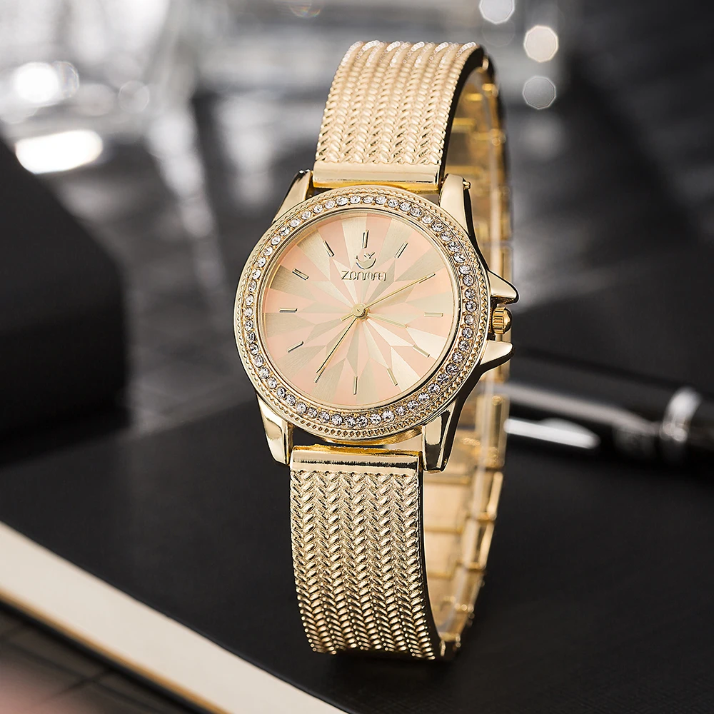 women bracelet watches set with big gift watch box 2019 new zonmfei brand 3 pcs wristwatch bracelet set gift for good friend hot free global shipping