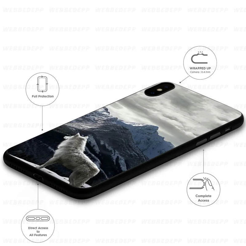 Милый простой мягкий чехол Husky Wolf для Huawei Mate Honor 20 6A 7A 7C 7X 8 9 9X 10 View Lite Pro 30 |