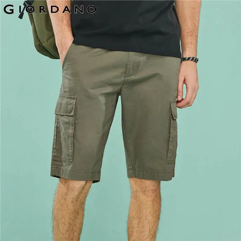 Giordano Шорты повседневные выполненные из натурального хлопка с боковыми карманами