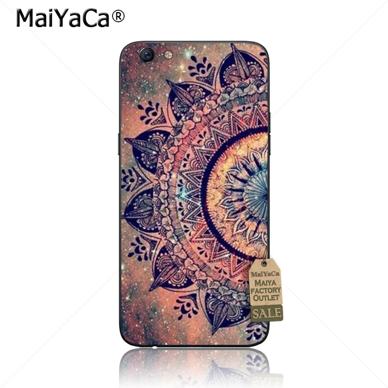 Силиконовый чехол для телефона MaiYaCa Мандала солнце цветок дурмана Ретро Флора OPPO