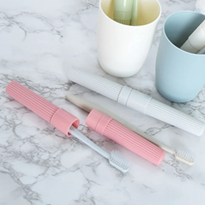 1 шт. дорожный пластиковый органайзер для зубных щеток 19 х2 2 см|Коробки и ящики