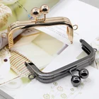 Оптовая продажа, 11 см, золотые античные латунные большие шариковые застежки, металлическая рама для кошелька с винтами, металлические застежки для сумок, главная фотография