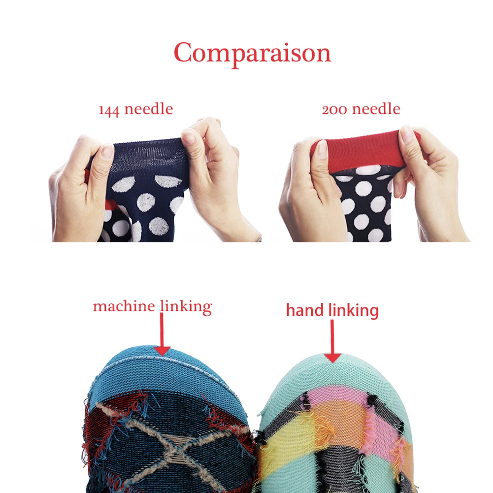 VPM Combed Cotton Men's Socks Colorful Funny Flamingos Sushi Two Size for Eu 35-48 Wedding Sock Christmas Gift 5 Pairs/set | Мужская