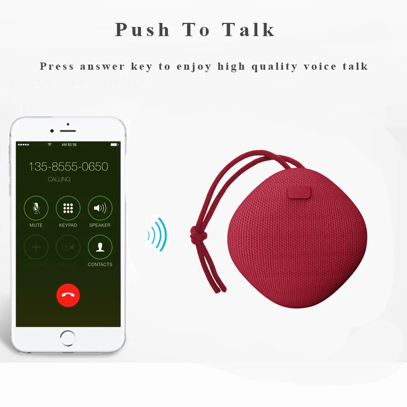 Bluetooth Колонка X3C 5 Вт с сабвуфером|Портативные колонки| |