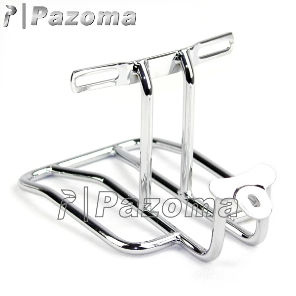 Хромированный стальной трубопровод багажник на заднее крыло для 86 05 Harley Softails FLST