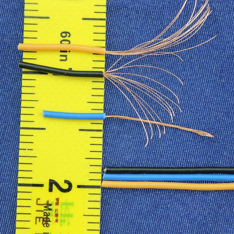 Оптом 1pin 5 метров супер гибкий 24AWG ПВХ изолированный провод электрический кабель, светодиодный кабель, DIY подключение 10 цветов на выбор