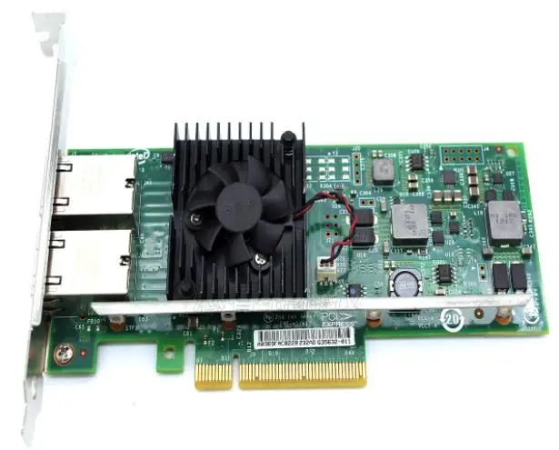 

Dual-port RJ45 PCI-E X8 10Gb Ethernet Converged Network Adapter K7H46