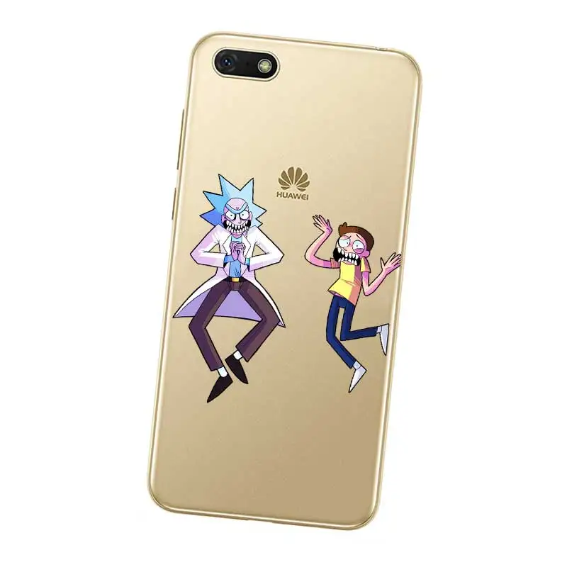 N368 Рик Морти Симпатичные из мягкого ТПУ силиконовый чехол для телефона Huawei Honor 6a 6C
