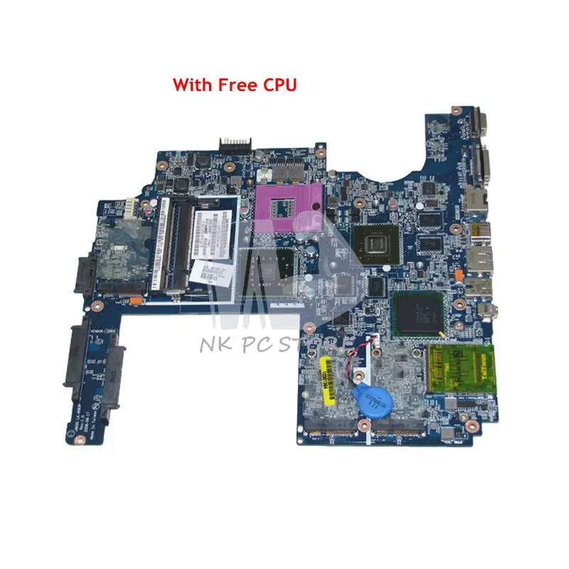 

NOKOTION 507169-001 Main board For HP Pavilion DV7 DV7-1200 Laptop Motherboard JAK00 LA-4083P PM45 DDR2 9600M GPU Free CPU