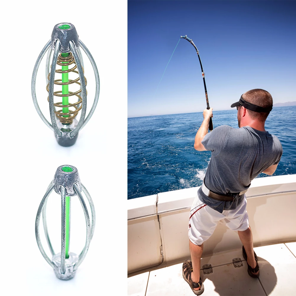 6 проводная рыболовная кормушка грузило приманка корзина фидер набор формы