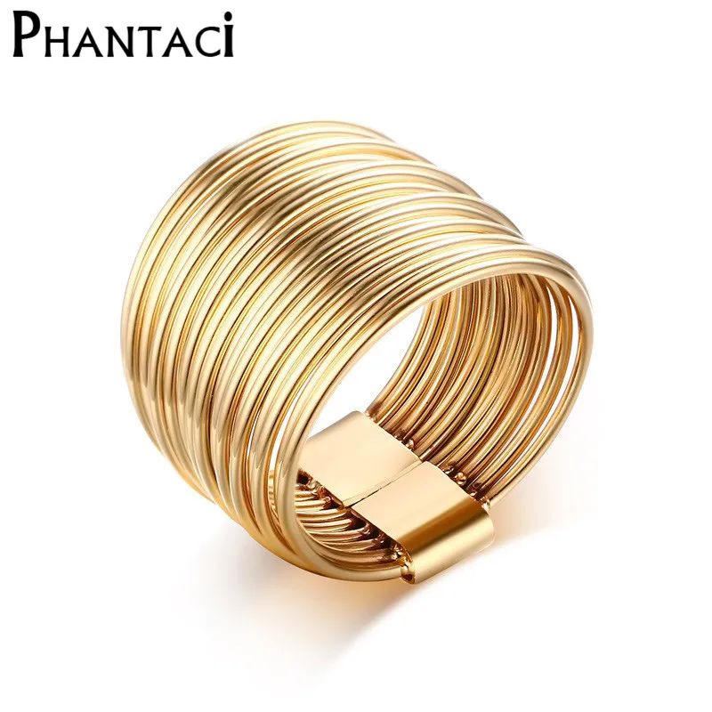 Женское кольцо из нержавеющей стали с геометрическим рисунком Ювелирное