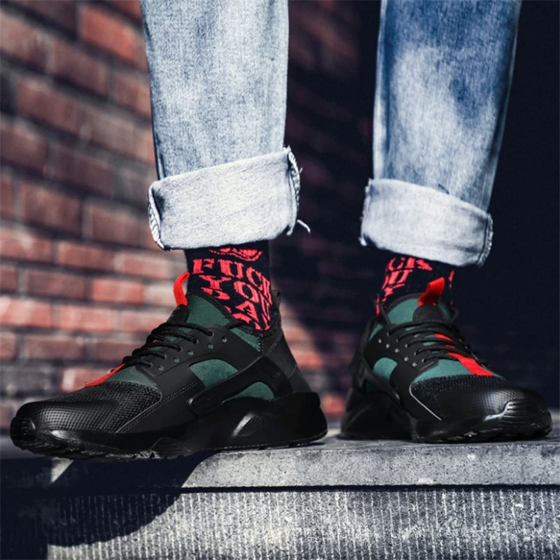 Новая сетчатая мужская повседневная обувь на шнуровке легкие удобные дышащие