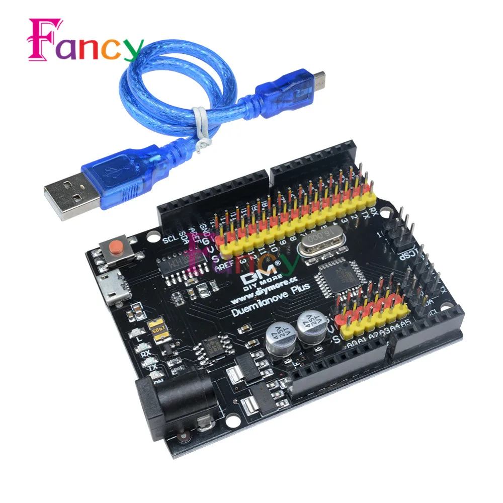 Макетная плата Duemilanove Plus модуль CH340G ATmega328P микроконтроллер заменяет FT232