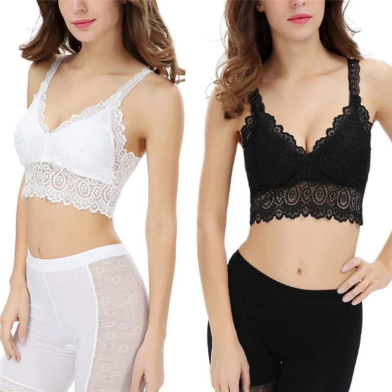 Спортивный бюстгальтер новинка сексуальный женский кружевной связанный крючком