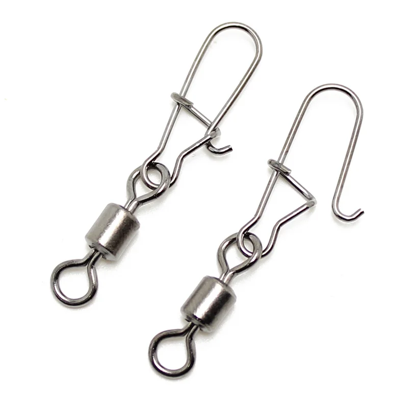 30 шт./лот рыболовный соединитель из нержавеющей стали Шпилька с подшипником