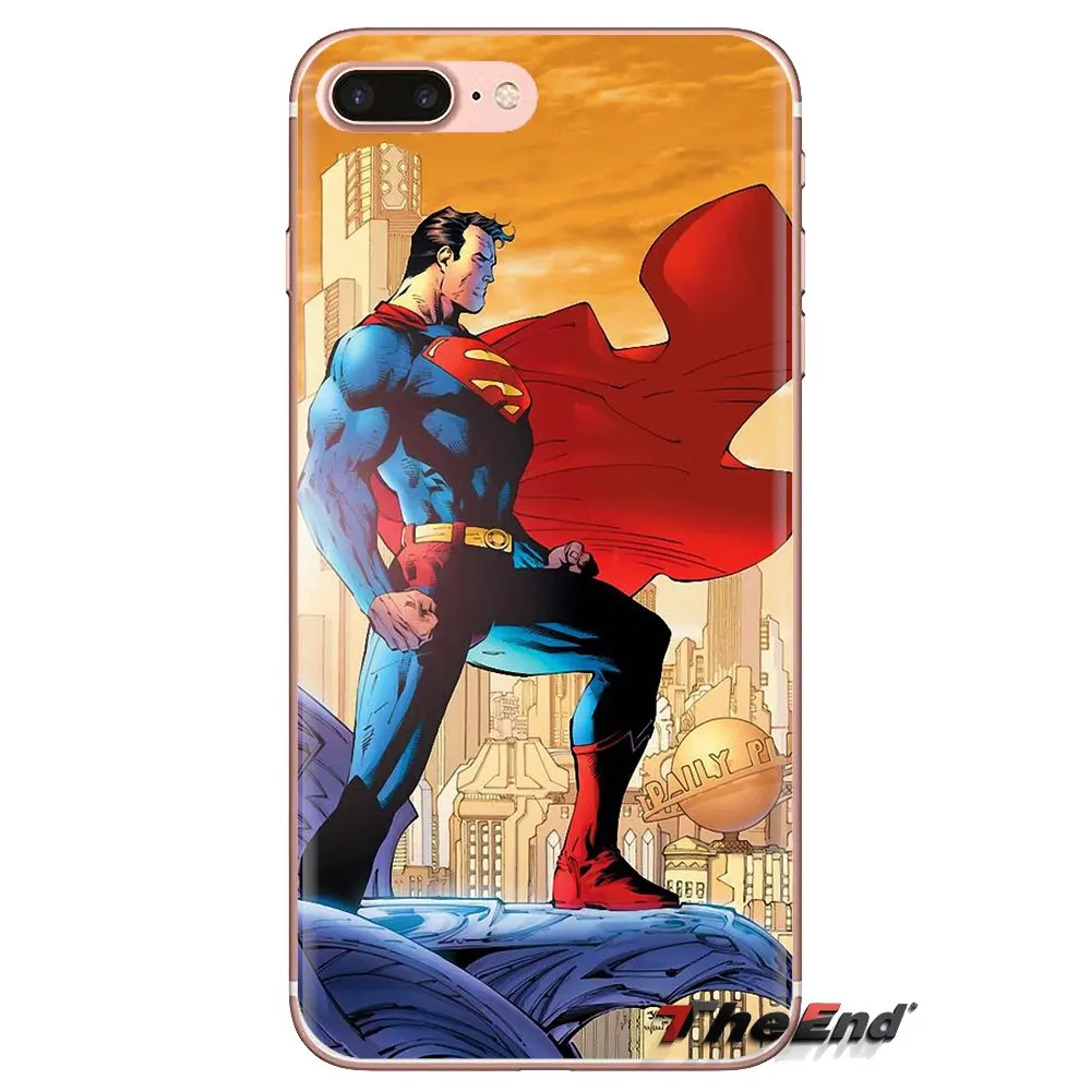 ТПУ прозрачные чехлы для iPod Touch Apple iPhone 4 4S 5 5S SE 5C 6 6S 7 8 X XR XS Plus MAX Супермен Человек из