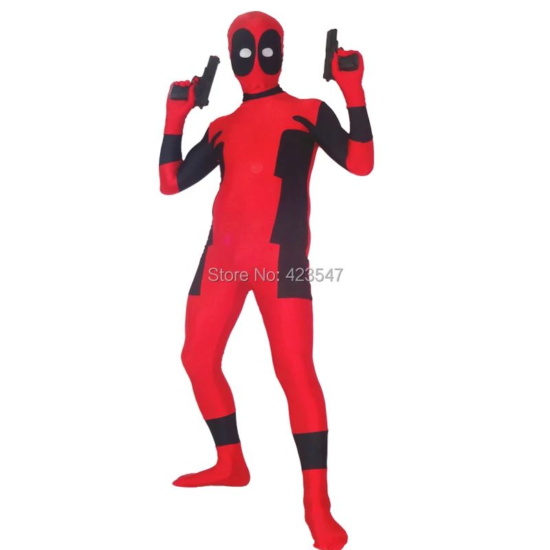 Newest Hot Deadpool Spandex Costumes Halloween Party Cosplay zentai suit DCC3254 | Тематическая одежда и униформа