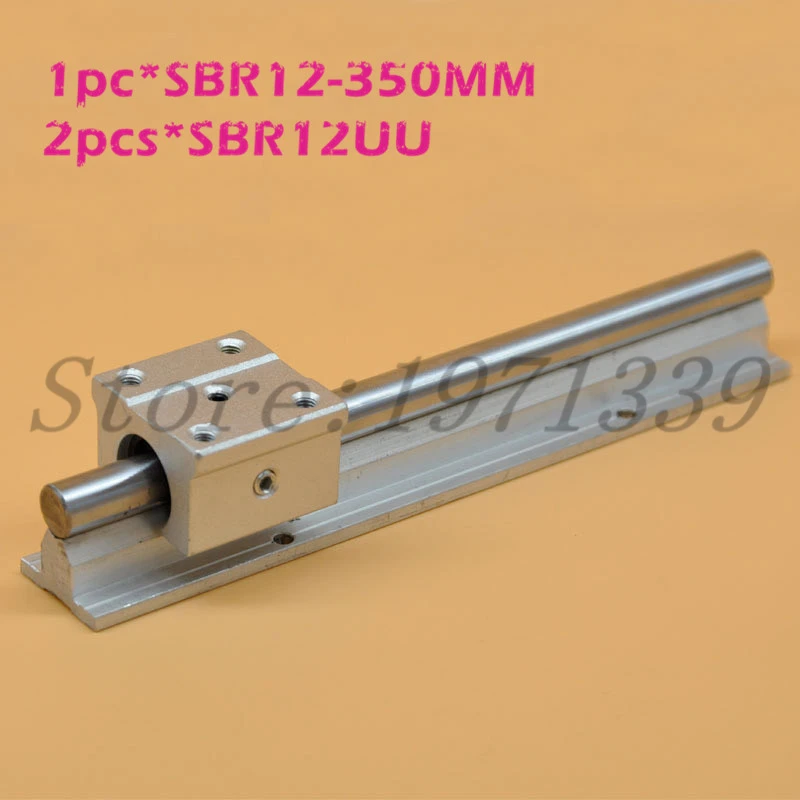 SBR12 Rail L350mm 12 мм линейный руководство ЧПУ часть линейного рельса рельсы с 2 шт. SBR12UU
