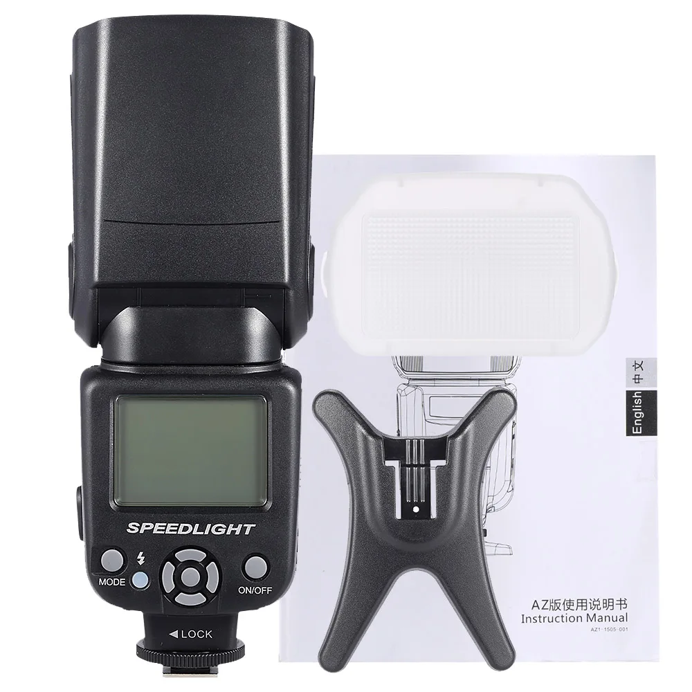 Andoer AD-960II накамерная Вспышка Speedlite вспышка светильник GN54 Универсальный ЖК-дисплей вспышка светильник для Nikon Canon Pentax DSLR camera s