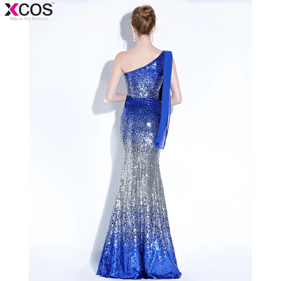 2019 вечерние платья с одним плечом длинное вечернее платье vestido de festa сексуальное