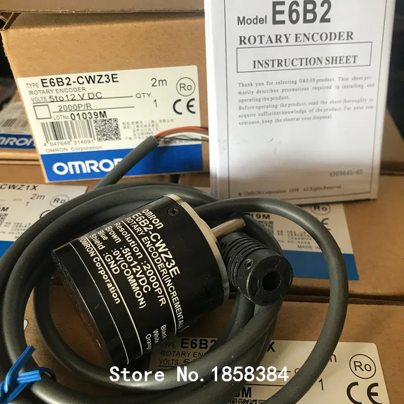 Роторный датчик E6B2CWZ3E OMRON новый роторный энкодер с цоколем для измерения мощности
