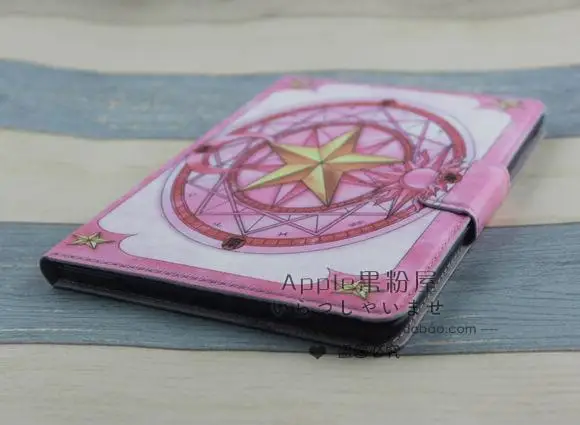 Аниме Cardcaptor Card captor Сакура КИНОМОТО мультфильм милый Стенд кожаный чехол для Apple iPad 6543 Air 2 Mini Pro Косплей