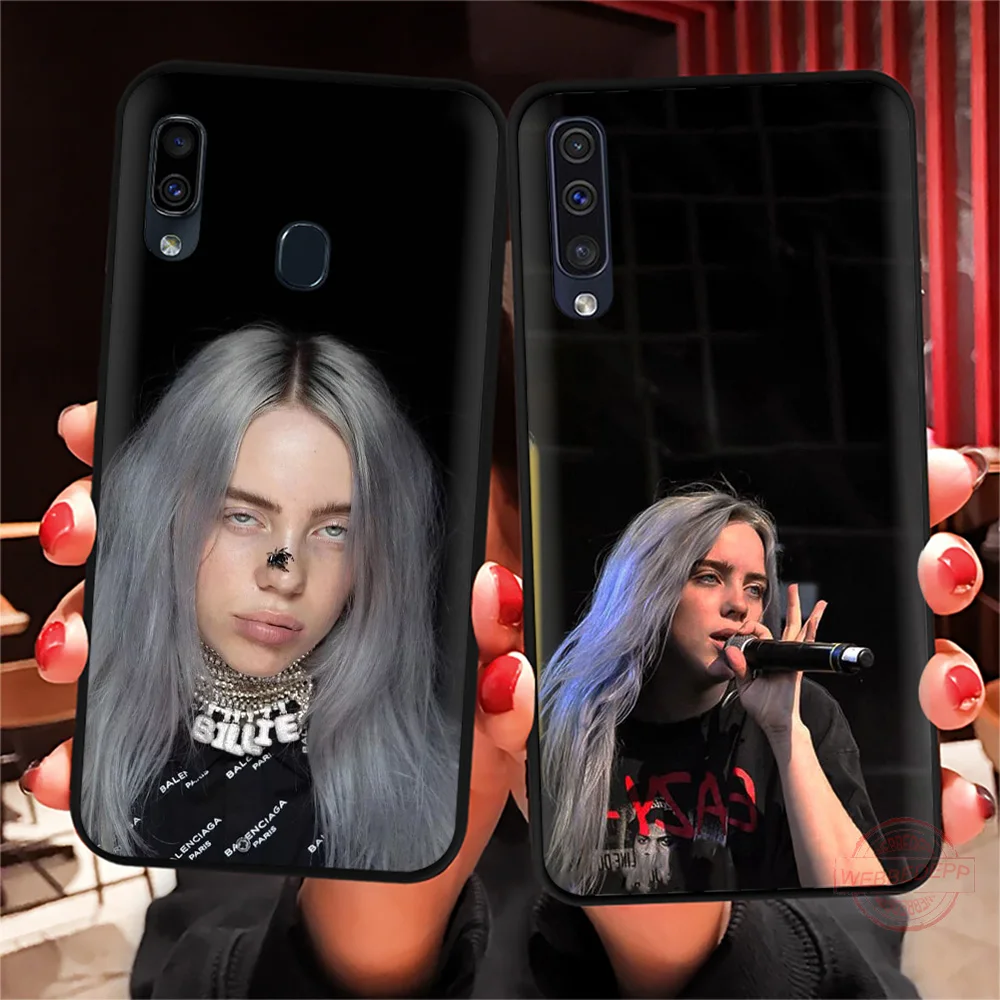 WEBBEDEPP Billie eilish Радуга blohsh океана глаз мягкий чехол для samsung A3 для детей 5, 6, 7, 8, 9, J6 A10 A20 A30 A40 A50 A60 A70 M10 20 30 40