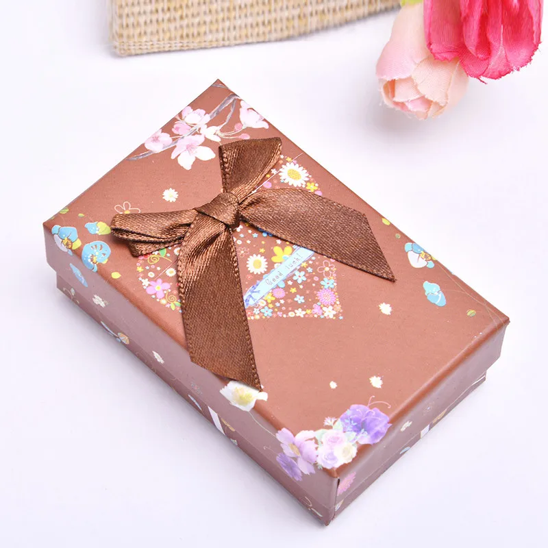 Многоцветная упаковка для ожерелья 5x8 см ювелирная коробка Модные Ювелирные