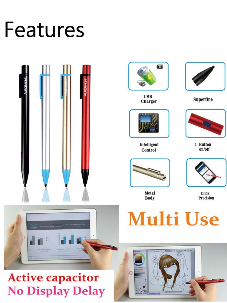 Для планшета xiaomi iphone ручка для huawei и тонкая рисования не требующая Wi Fi|stylus pen|stylus pen