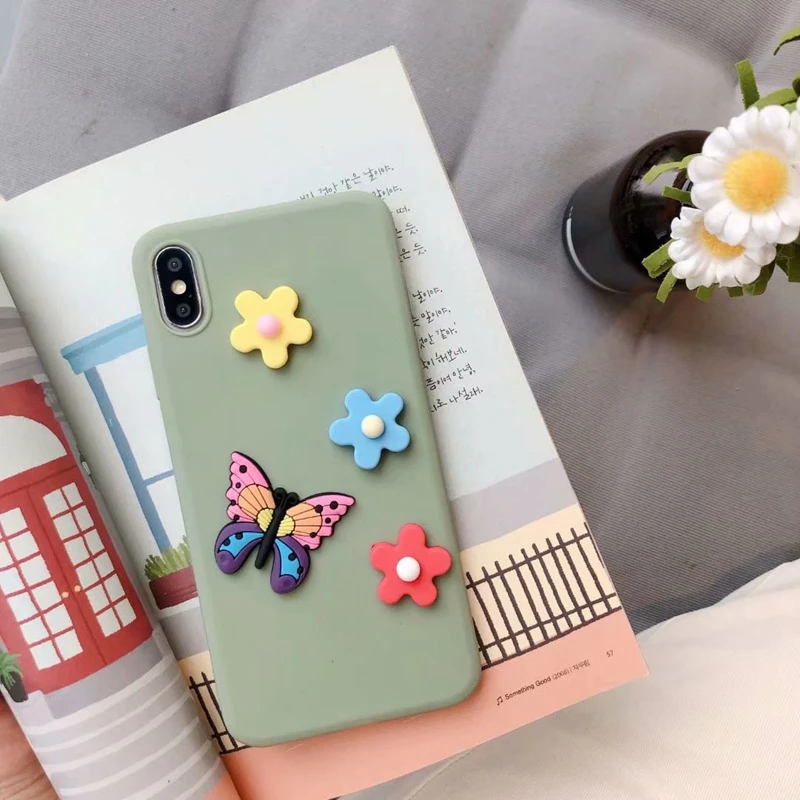 Casyva Модный чехол для телефона samsung A10 A20 A30 A50 A70 M10 A750 J4 J6 PLUS 3D Цветочный с ремешком