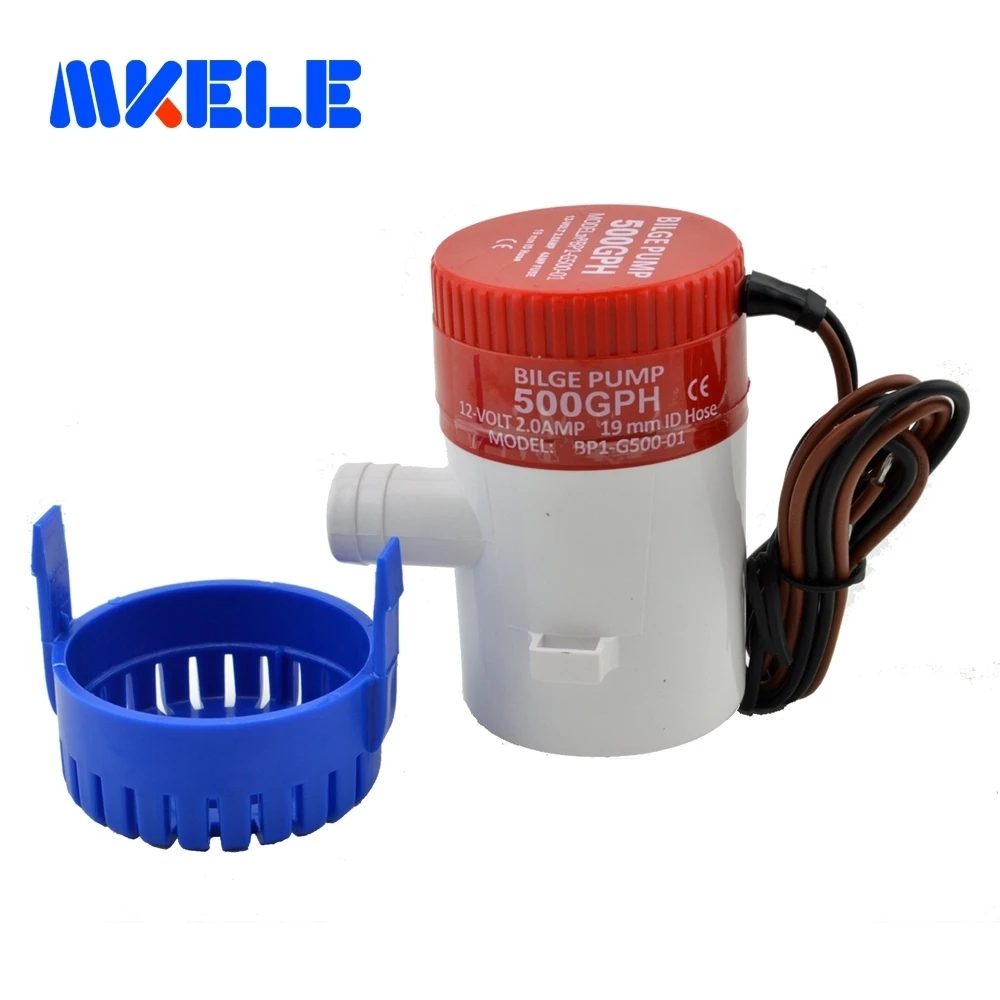 New 12/24V Submersible pump yacht drainage Fishing Boat Water Bilge Pump marine 500GPH 1900LPH Hotsale Durable GT56 TK0996 | Обустройство