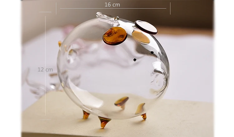 Сладкая кавайная большая копилка в виде горшка подарок сделай сам прозрачная