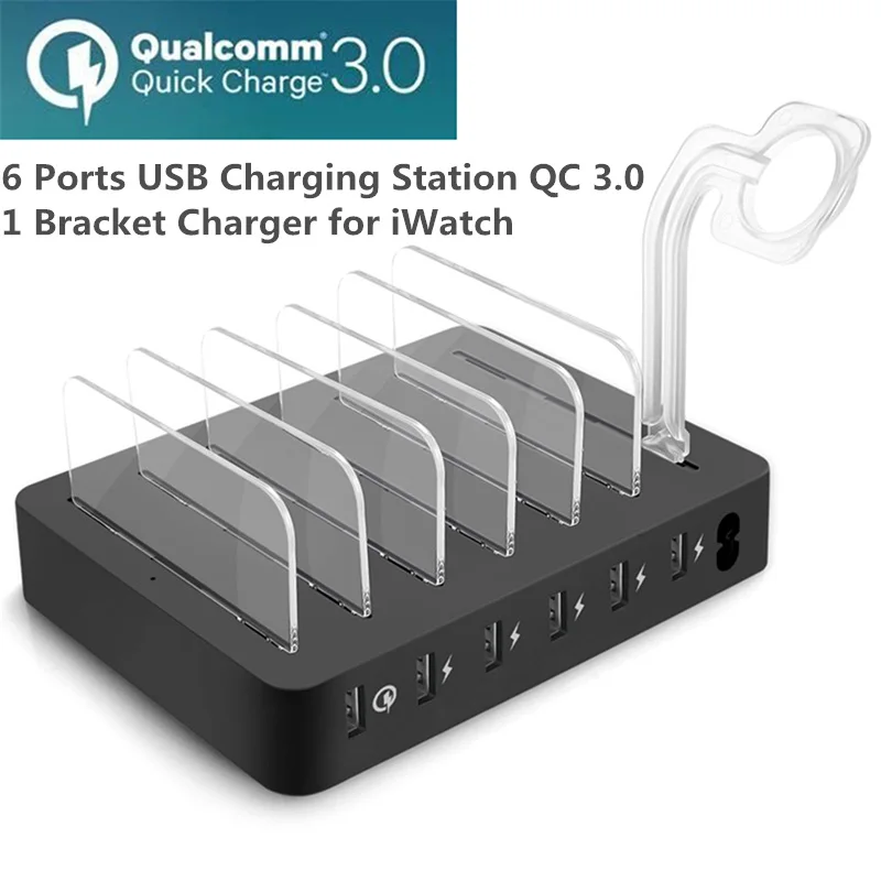 Смартфон зарядная док станция для iPhone X XS 8 7 6 5s подставка держатель QC 3 0 зарядное