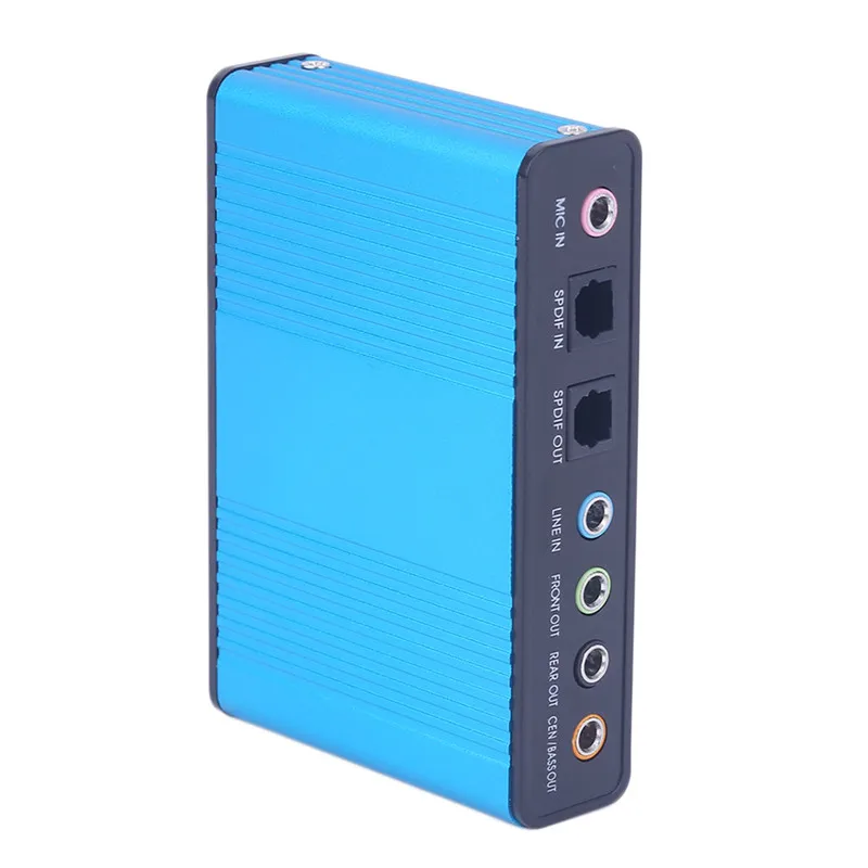 Внешняя звуковая карта USB 6 канал 5,1/7,1 Surround адаптер аудио SPDIF адаптер оптический Звуковая карта для портативных ПК рабочего Tablet звуковая карта som