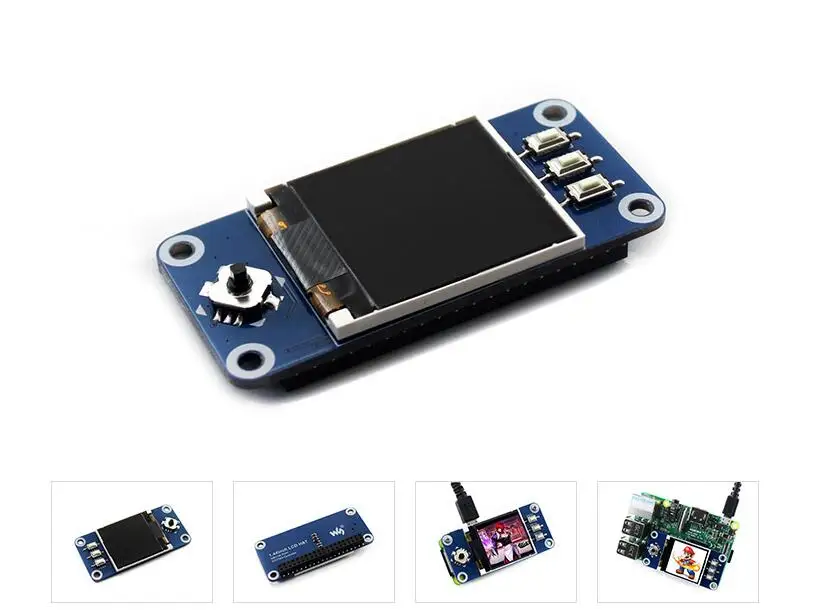 1,44X128 HD 128 дюймов 65 к цвет игровая консоль 3,3 В RGB SPI ЖК-дисплей шляпа игровой плеер для Raspberry Pi 2B 3B 3B+ Zero ZeroW
