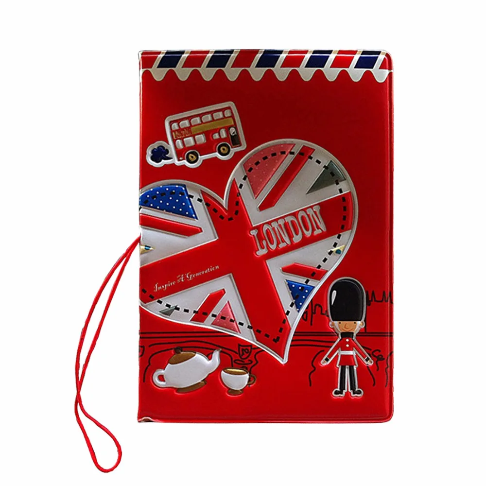 Чехол для паспорта Эйфелева башня в Париже Франция Обложка держатель карт из ПВХ