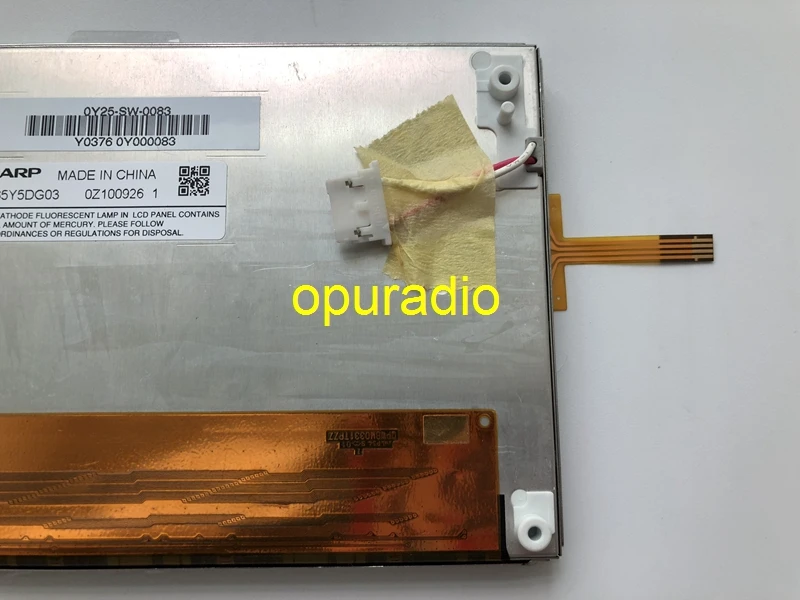 Новый оригинальный A + автомобильный TFT ЖК-дисплей от LQ065Y5DG03 с сенсорным экраном 4pin
