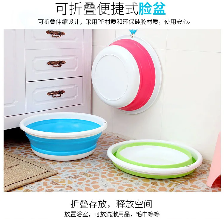 Складной умывальник пластиковая Ванна для новорожденных мойка ног складная