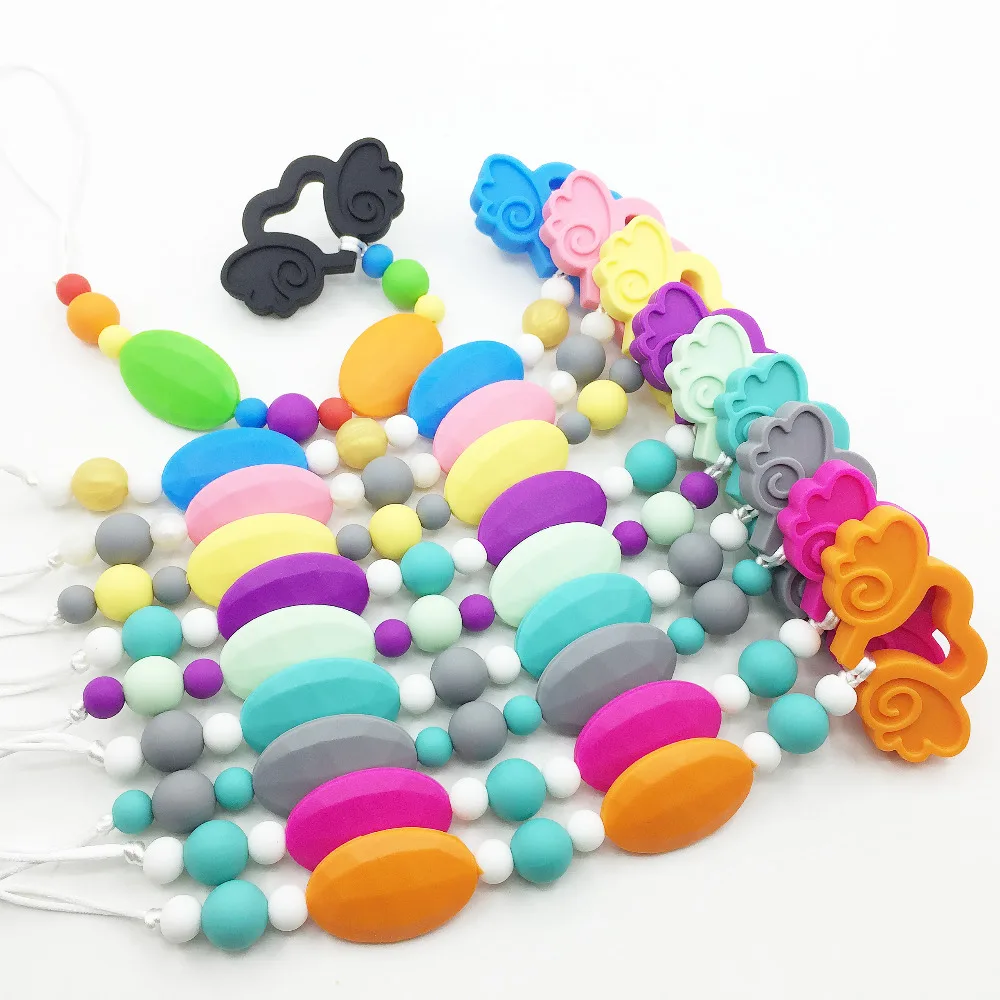 Силиконовый зажим для прорезывания зубов с жирафом игрушка-прорезыватель