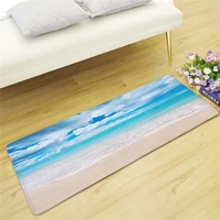 3d marine style entrance doormat anti slip long kitchen mats bathroom bedroom carpet soft table office footcloth bath rugs